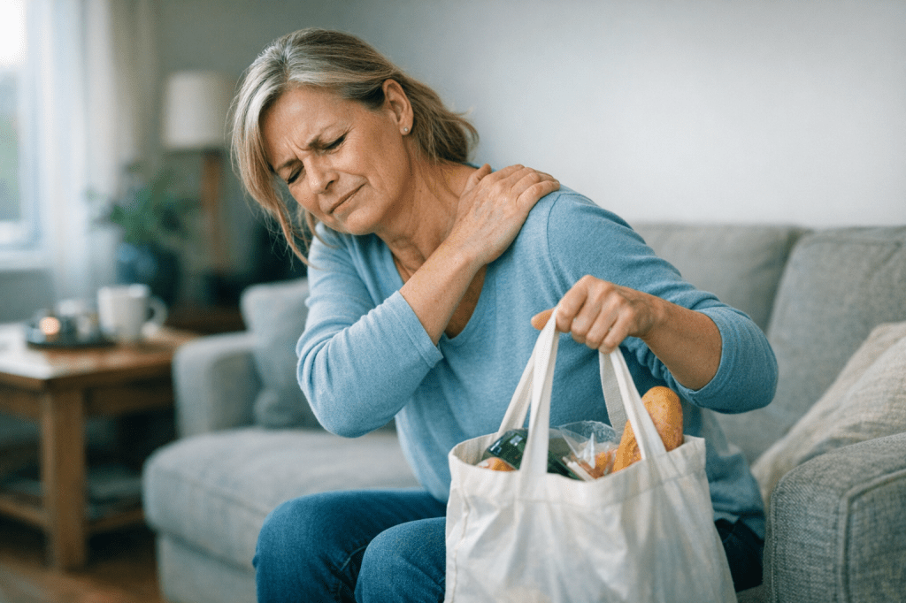 Hoe herken je de eerste symptomen van omartrose en wanneer moet je naar een arts of&nbsp;fysiotherapeut?